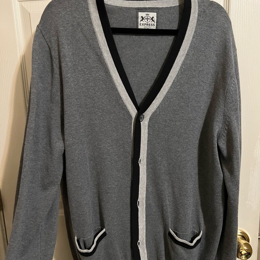 Express men’s sweater cardigan XL new
